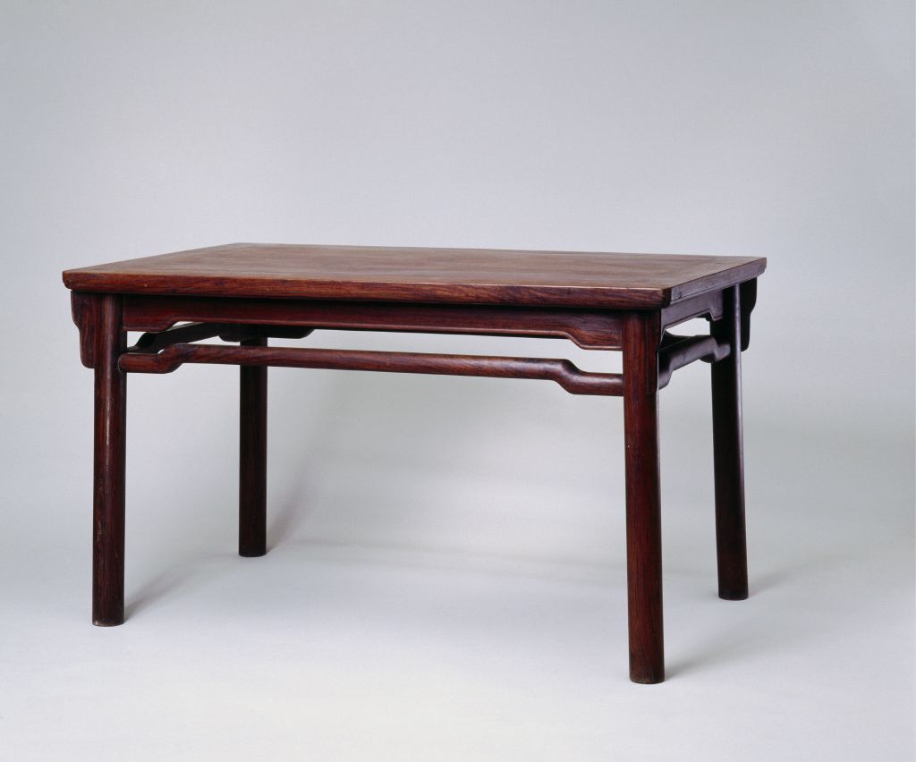 图片[1]-Yellow pear wood painting table-China Archive